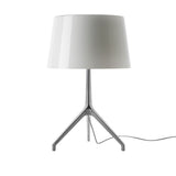Lumiere XX Table Lamp By Foscarini, Size: Large, Finis: Aluminum, Color: White, , | Casa Di Luce Lighting