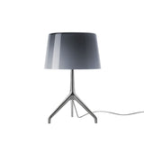 Lumiere XX Table Lamp By Foscarini, Size: Small, Finis: Aluminum, Color: Grey, , | Casa Di Luce Lighting
