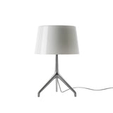 Lumiere XX Table Lamp By Foscarini, Size: Small, Finis: Aluminum, Color: White, , | Casa Di Luce Lighting