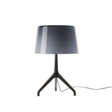 Lumiere XX Table Lamp By Foscarini, Size: Small, Finis: Black Chrome, Color: Grey, , | Casa Di Luce Lighting