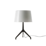 Lumiere XX Table Lamp By Foscarini, Size: Small, Finis: Black Chrome, Color: White, , | Casa Di Luce Lighting