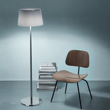 Lumiere XXl Floor Lamp Grey Aluminium By Foscarini Lifestyle View