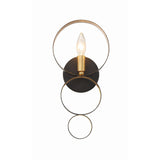 Luna Sconce 7'' English Bronze + Antique Gold