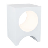 Lunar Table Lamp Glacier Blue By Kuzco Side View