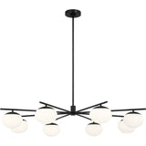 Lune Chandelier — 49", Aged Iron