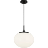 Lune Pendant — 12 3/8", Aged Iron