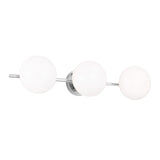 Lune Vanity Light By Visual Comfort Studio, Size: 3-Light, Finish: Chrome, , | Casa Di Luce Lighting
