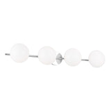 Lune Vanity Light By Visual Comfort Studio, Size: 4-Light, Finish: Chrome, , | Casa Di Luce Lighting