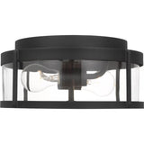 Luning Flushmount — Textured Black