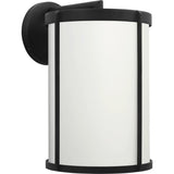 Luning Outdoor Wall Lantern — Large, Textured Black