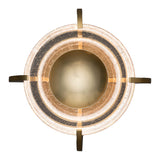Lustra Wall/Ceiling Light, shown in Modern Brass, by Hubbardton Forge