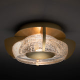 Lustra Wall/Ceiling Light detail in Modern Brass, by Hubbardton Forge