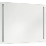Lustro Rectangle Mirror — 48x36 Inch, Might Bright White