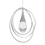 Lyric 1-Light Pendant, shown in Sterling, by Hubbardton Forge