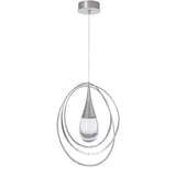 Lyric 1-Light Pendant, shown in Sterling, by Hubbardton Forge