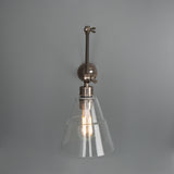 Lyx Adjustable Poster Light - Antique Silver