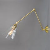 Lyx Adjustable Poster Light - Polished Brass