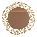 Marselle 30'' Antique Gold Mirror by Crystorama