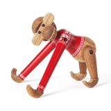Kay Bojesen Monkey with Christmas Sweater, Teak/Limba By Kay Bojesen