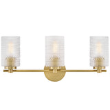 Mabel Vanity Light 3 Lights Lacquered Brass By Lark Living