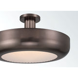 Macey Flush Mount 22 Inch Harlow Bronze by Eurofase - view 5