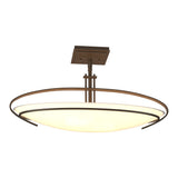 Mackintosh Semi-Flush Mount in Bronze by Hubbardton Forge
