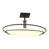 Mackintosh Semi-Flush Mount in Oil Rubbed Bronze by Hubbardton Forge