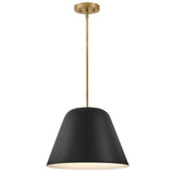 Madi Pendant Light Lacquered Brass Black By Lark Living