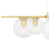 Madison 5 Arm Chandelier Satin Brass