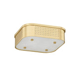 Madison Square Flush Mount - Aged Brass by Hudson Valley