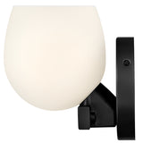 Mae Single Light Sconce Black By Hinkley - Side View2