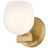 Mae Single Light Sconce Lacquered Brass By Hinkley - Side View1