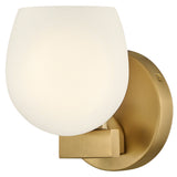 Mae Single Light Sconce Lacquered Brass By Hinkley - With Light