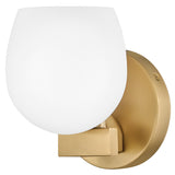 Mae Single Light Sconce Lacquered Brass By Hinkley