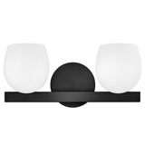 Mae Vanity Light 2 Lights Black By Hinkley