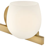Mae Vanity Light 2 Lights Lacquered Brass By Hinkley Detailed View