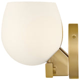 Mae Vanity Light 3 Lights Lacquered Brass By Hinkley - Detailed View
