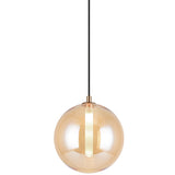 Magma Pendant Light Amber By Matteo - Front View