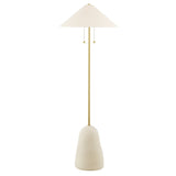 Maia Floor Lamp - Aged Brass