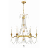 Maizey Chandelier 28'' Antique Gold