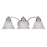 Malaga Vanity Light Satin Nickel by Maxim Lighting