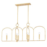 Mallory Linear Suspension - Gold Leaf
