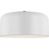 Malone Flushmount — 13 3/4", Matte White