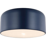 Malone Flushmount — 13 3/4", Navy