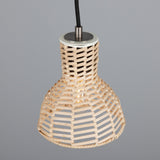 Malta Rattan Pendant - Antique Silver