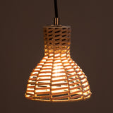Malta Rattan Pendant - Antique Silver