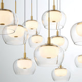 Manarola Chandelier Painted Antique Brass 9 Lights By Lib And Co Detailed View