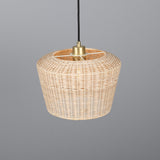 Manila Rattan Pendant - Satin Brass