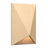 Maple Facet Wall Sconce with Slate Accent by Accord