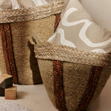 Mar Woven Baskets, Set of 2 By Ferm Living - Lifestyle View
